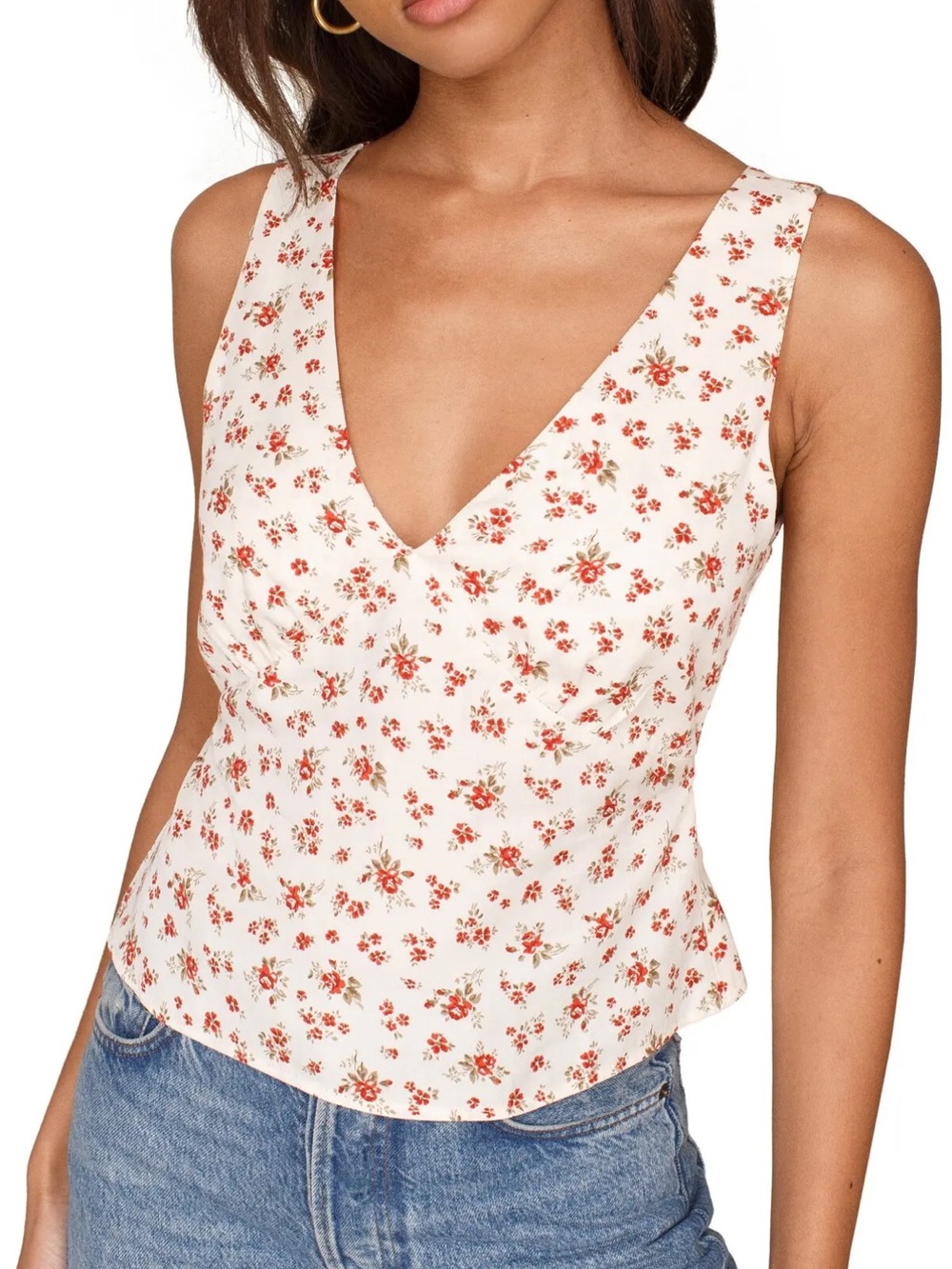 Reformation Vireo Floral Print Tank